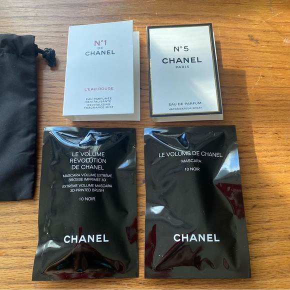 ★ Chanel dust bag with perfumes and mascara samples Bundle ★ - Picture 4 of 11